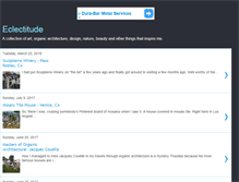 Tablet Screenshot of eclectitude.com